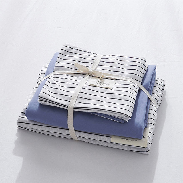 Cotton Checkered Bedding Set