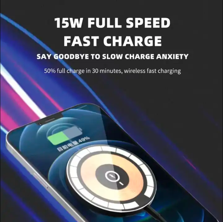 LP Fusion Magnetic Wireless Charger – Futuristic Fast Charging