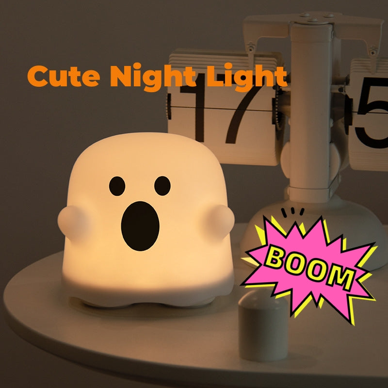 Silhouette Soft Glow - LED Silicone Ghost Nightlight