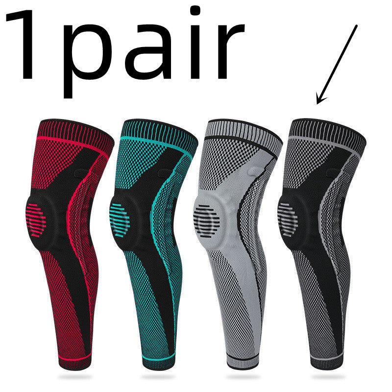 Sports Knee Pads Knitted Silicone Support Compression Patella