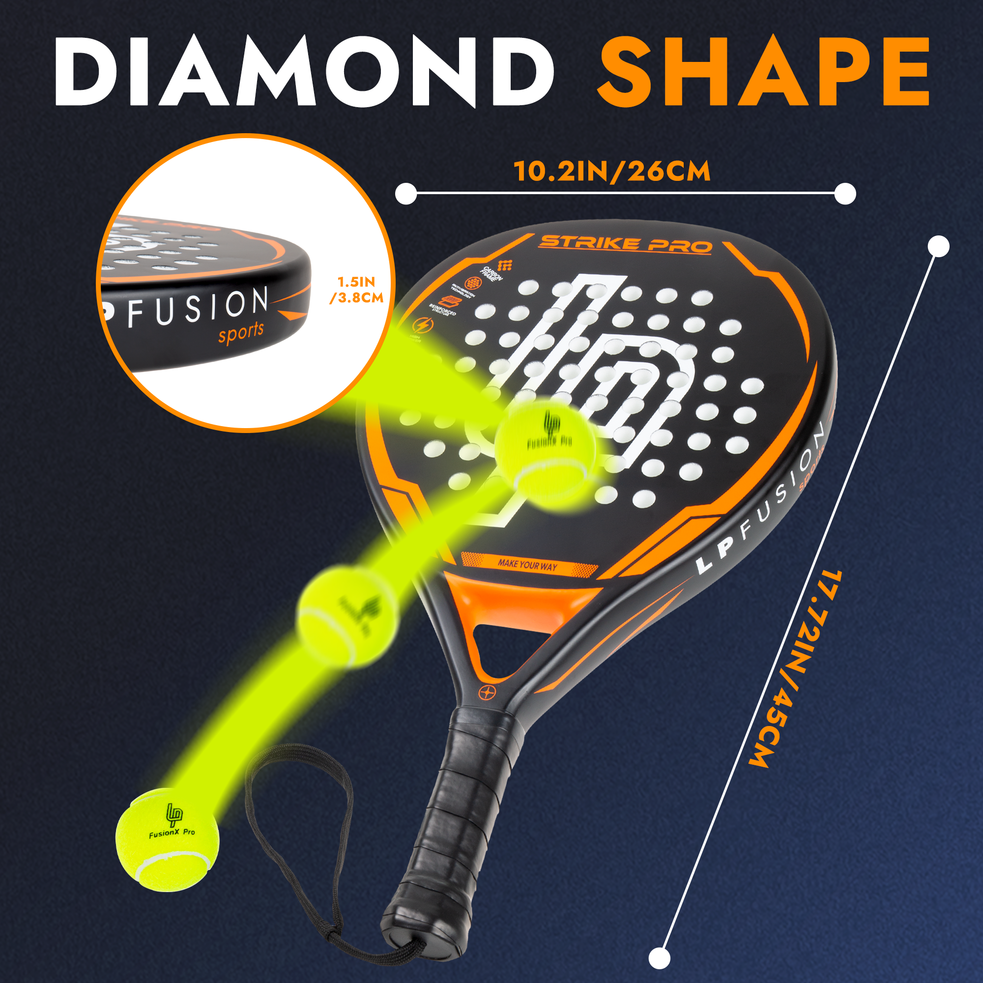 LP Carbon Strike Pro: The Powerhouse Padel Racket