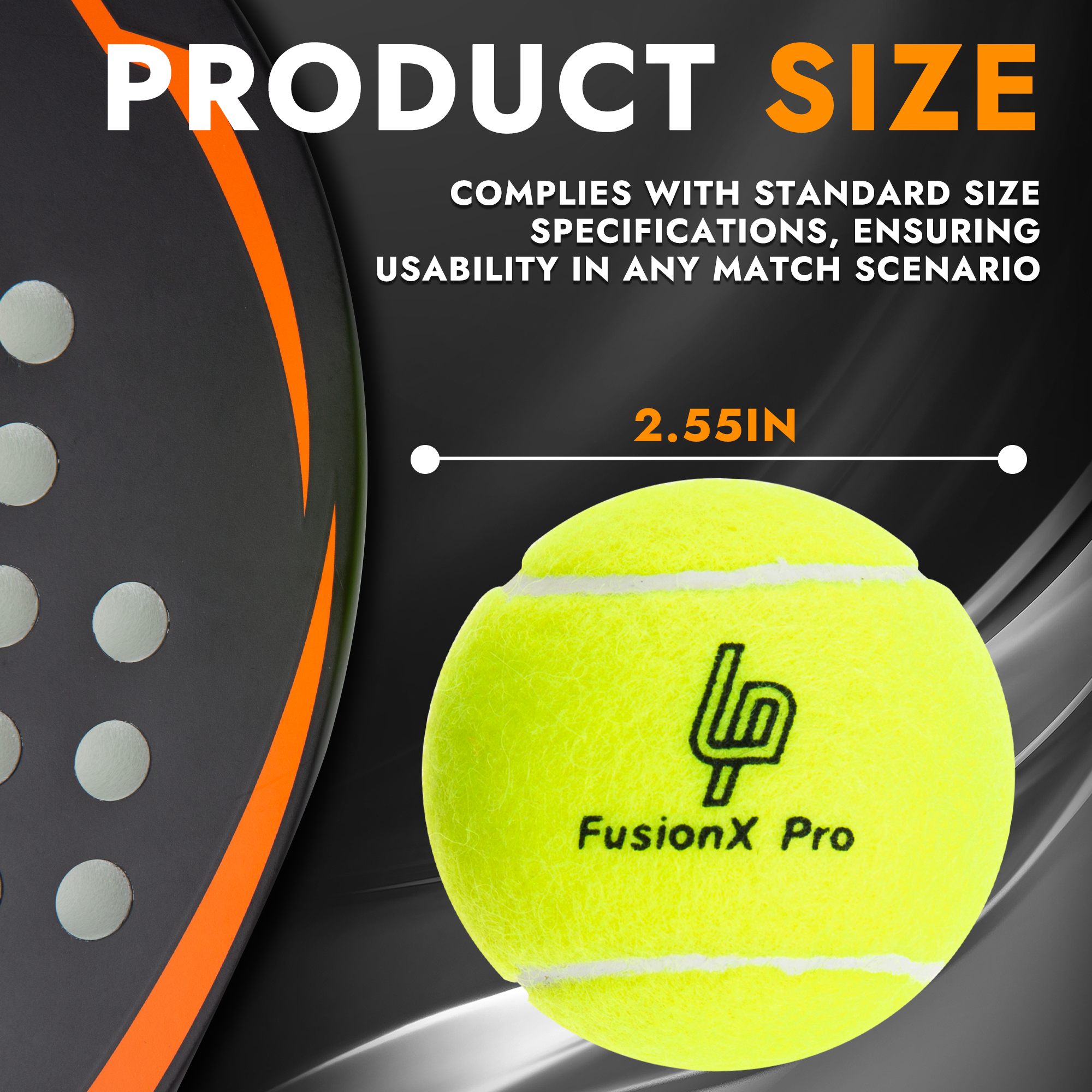 LP Fusion FusionX Pro Padel Balls