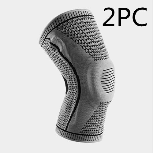 Compression Sports Silicone Spring Breathable Knee Pads