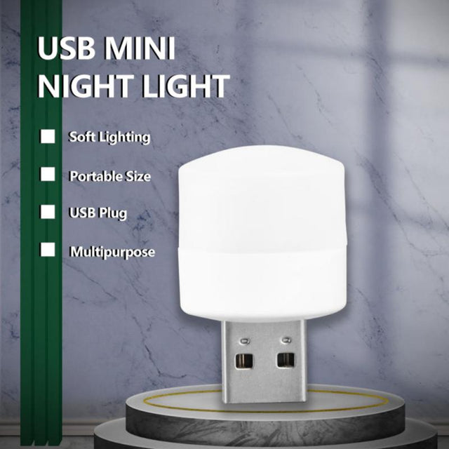 Mini USB Night Light — 4- or 5-Pack