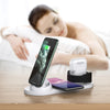 6-in-1 Wireless Charging Station - Universal Phone Stand with USB Hub