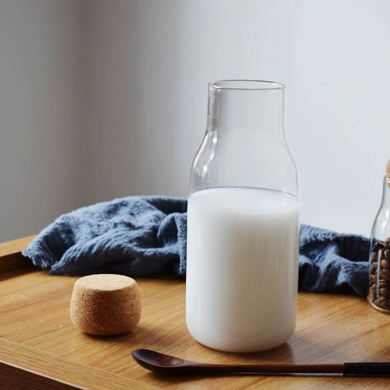 Cork Glass Bottle - Perfect for Storing Liquids and More