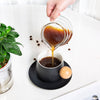 LP Fusion Ceramic Cup & Saucer Set with Wooden Handle