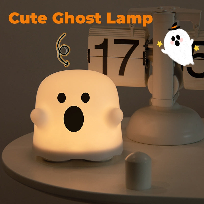 Silhouette Soft Glow - LED Silicone Ghost Nightlight