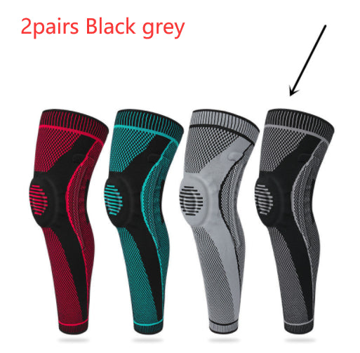 Sports Knee Pads Knitted Silicone Support Compression Patella