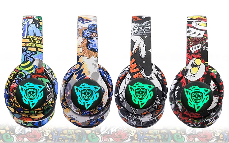 P35 Graffiti Wireless Gaming Headset – Immerse in Style and Sound