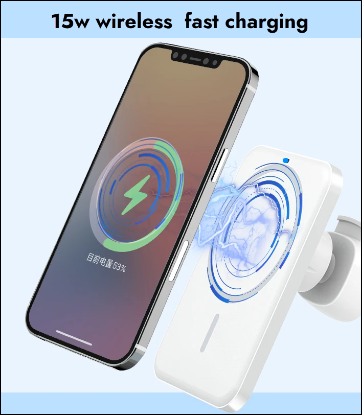 LP Fusion Original Qi Magnetic Wireless Car Charger – Fast Charging On the Move