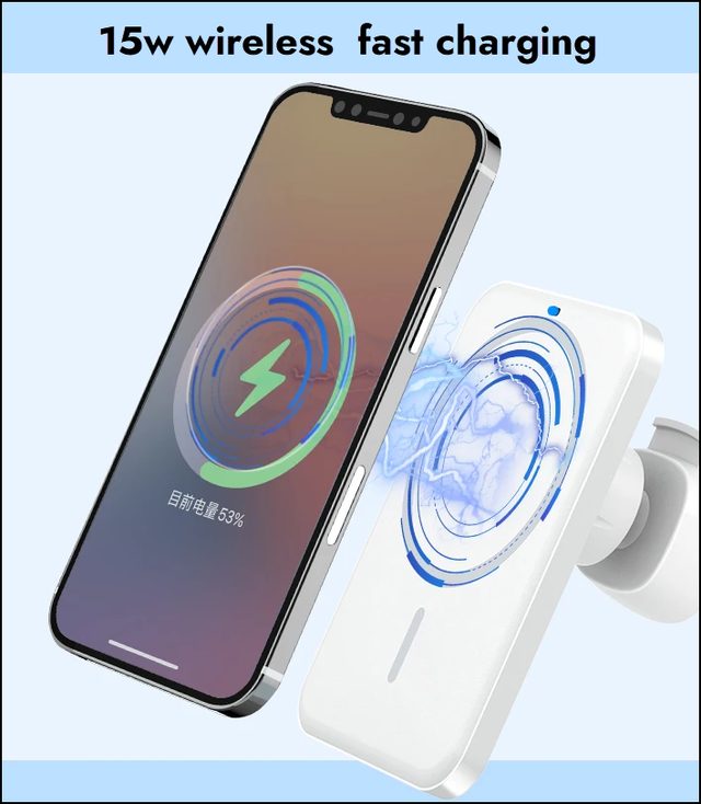LP Fusion 15W Qi Magnetic Wireless Car Charger