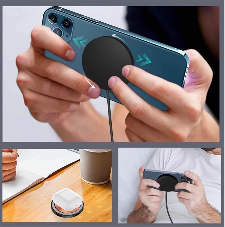 LP Fusion Magnetic Wireless Charger – Futuristic Fast Charging