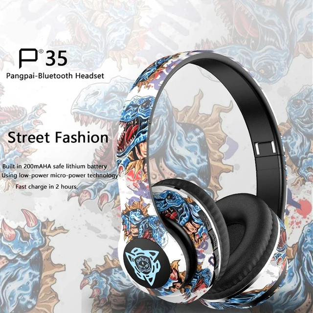 P35 Graffiti Wireless & Wired Headset