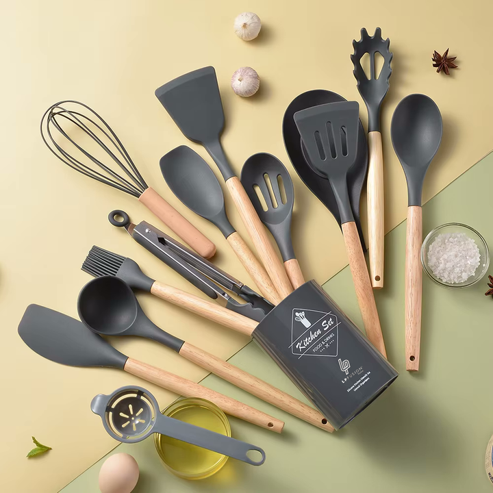 LP Fusion Home Silicone Kitchen Utensil Set