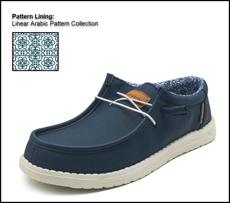 LP Fusion Terra Series Shoes - Lightweight, Breathable Microfiber & Canvas Casual Slip-On Shoes with Arch Support, Non-Slip Sole, and Elastic Laces - Ideal for Travel and Everyday Comfort