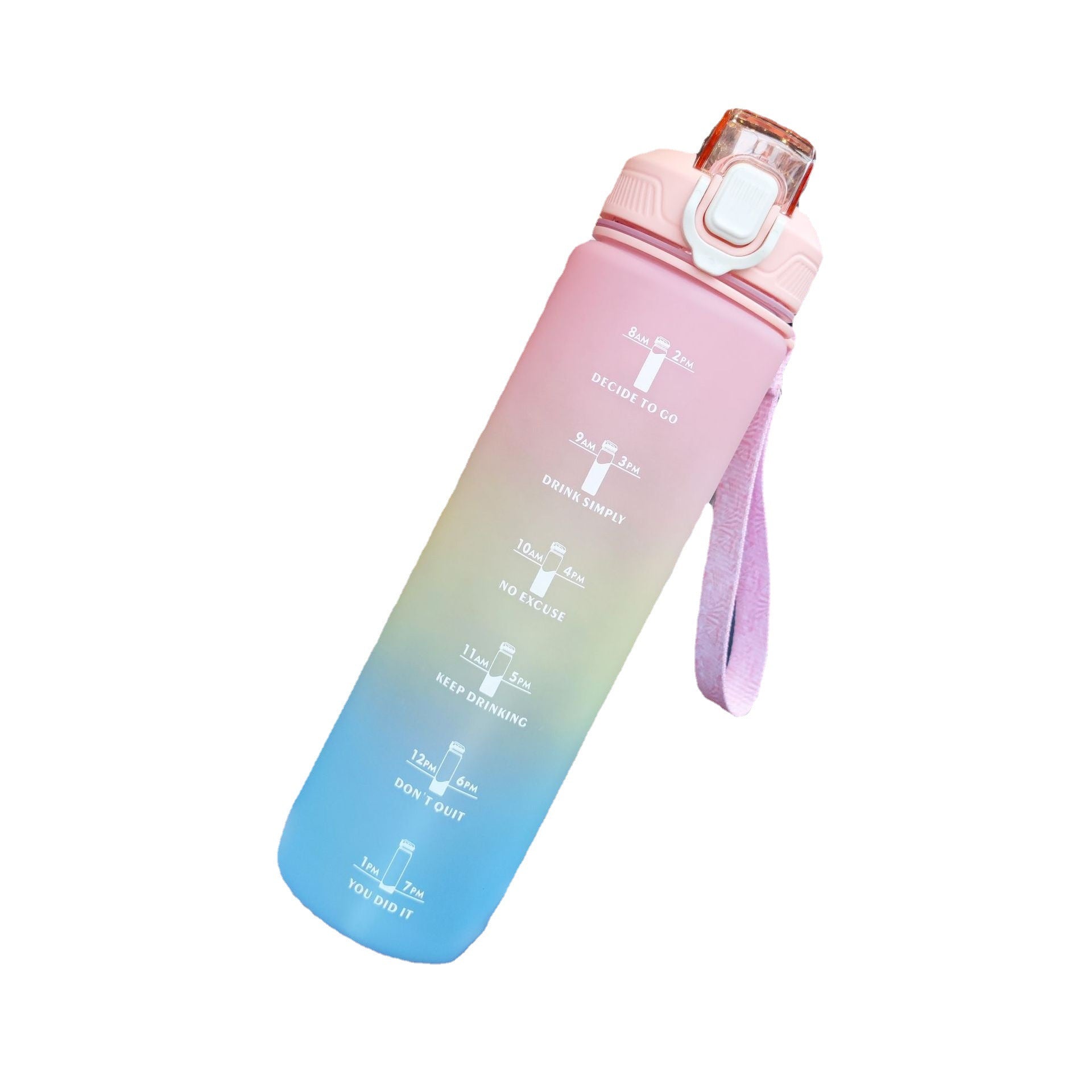 Hydrate in Style with the Gradient 1L Motivational Water Bottle