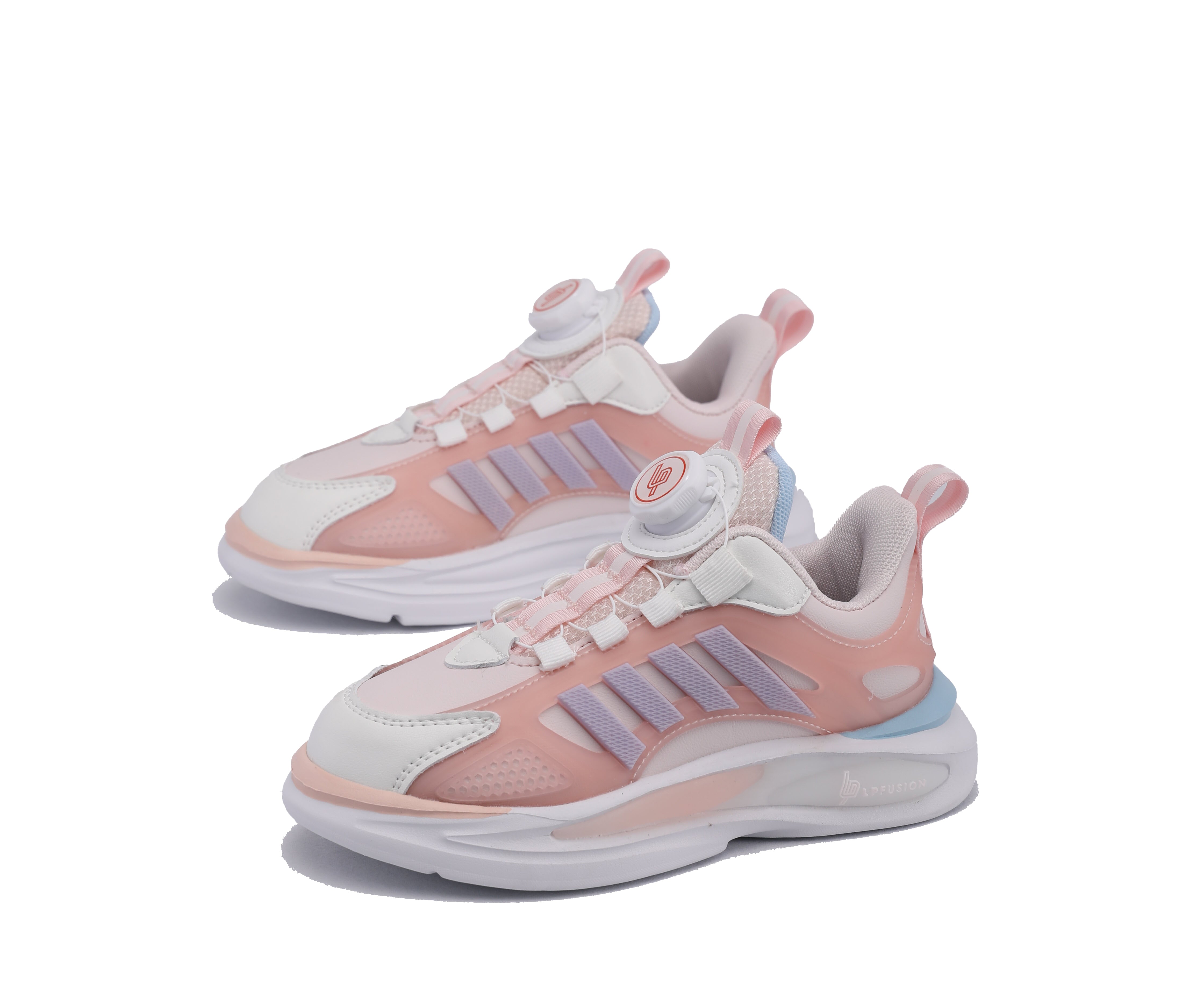 LP Fusion ActiveStride Kids Trainers - Safe and Easy Wear with Innovative Button Closure, Lightweight and Breathable for Active Play and Adventure