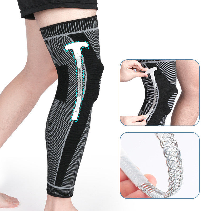 Sports Knee Pads Knitted Silicone Support Compression Patella