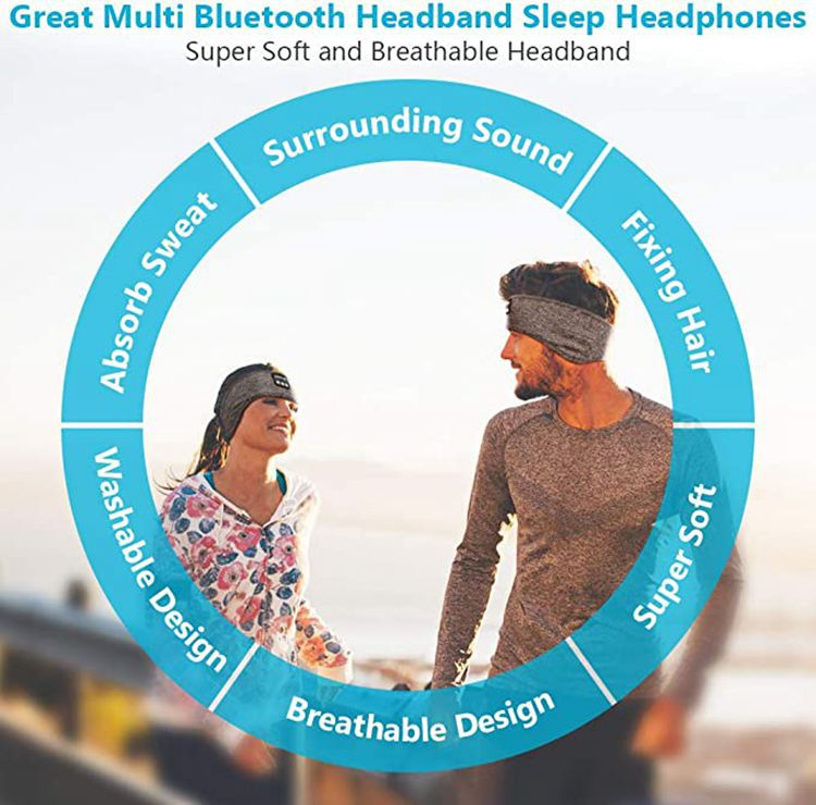 Sync Your Soundtrack to Your Workout: Bluetooth Sports Headband