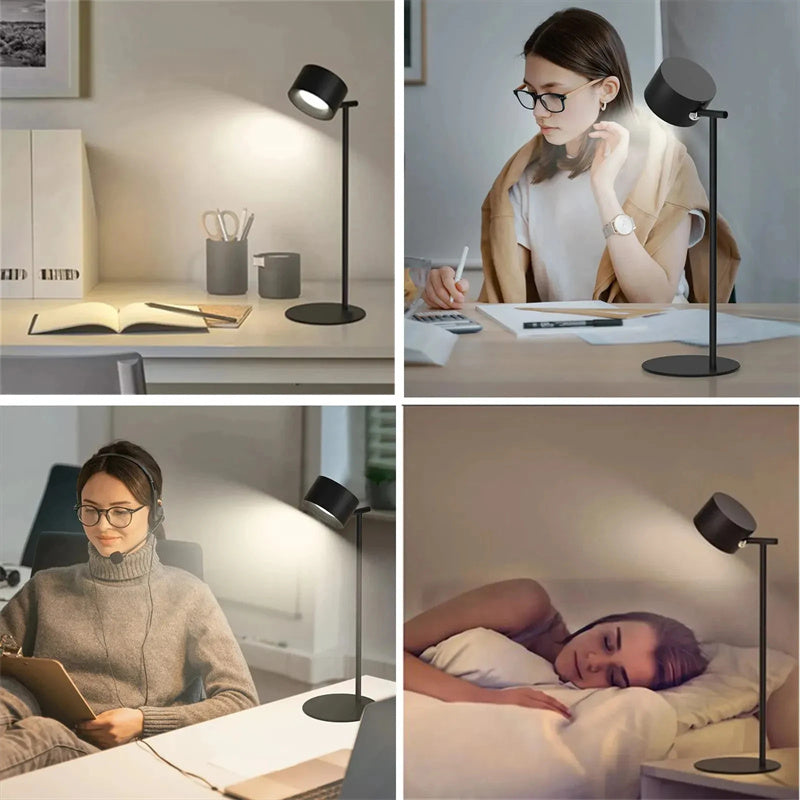 Versatile Magnetic LED Table Lamp with USB Charging