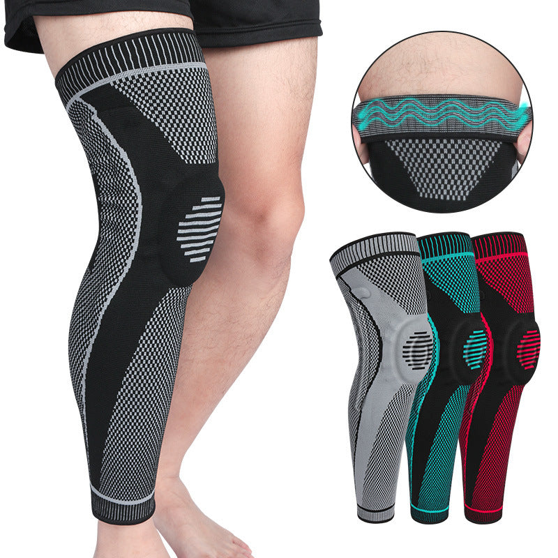 Sports Knee Pads Knitted Silicone Support Compression Patella