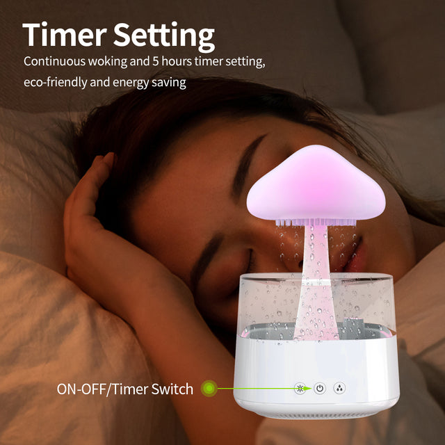 Rain Cloud USB Humidifier with LED Light